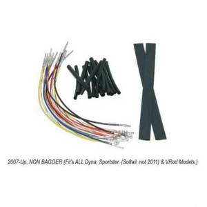 NAMZ HANDLEBAR CONTROL XTENSION HARNESS 12", FITS ALL 07-13 NON BAGGERS