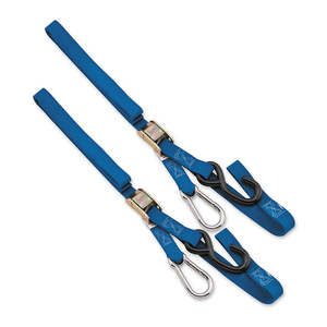 Honda Crf110f 2013: Tie Down Blue 38mm with carabiner end Tech7 (TIE1CL)