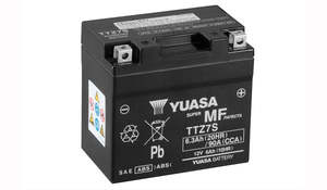 Adly Gta50 2017: TTZ7S Non-DG Factory Sealed Battery Yuasa. Alt: YTZ6V CYG7ZS