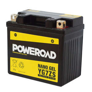 YG7ZS Non-DG Nano Gel Battery Poweroad. Alt: YTZ7S ^ (CYG7ZS)