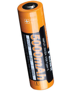 Fenix Accessories: Fenix - Battery 21700 5000mAh Type-C USB Rechargeable