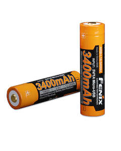 Fenix Accessories: Fenix - Battery 18650 3400mAh Rechargeable