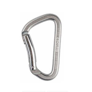 Edelrid Gym Hanger: ED Carabiner Jim Steel Bent (carabiner only)