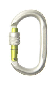 Edelrid Carabiner Quickdraws: ED Carabiner Oval Power 2400 Screw