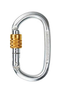 Edelrid Carabiner Quickdraws: ED Carabiner Steel Oval Screw