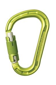 Edelrid Carabiner Quickdraws: ED Carabiner HMS Magnum Twist II, Oasis,