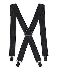 Kombi Suspenders - Wide, Black