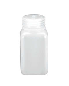 Nalgene Hdpe Bottles: Nalgene HDPE Square W/M 175ML,Natural