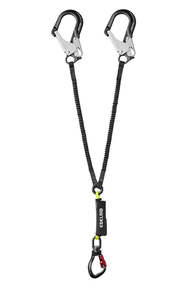 Edelrid Slings Lanyards: ED Shockstop-Y 140 Giant Ansi, 130cm, Night