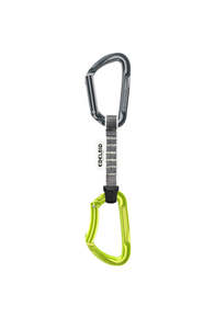 Edelrid Carabiner Quickdraws: ED Quickdraw Pure Set II 10cm, slate-Oasis, each