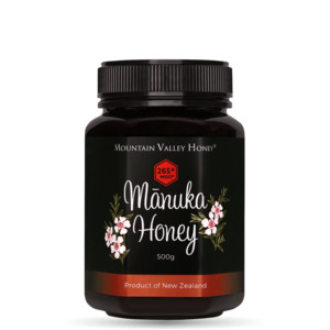 Products: Mānuka Honey MGO 265+ Pure, Raw New Zealand Manuka Honey