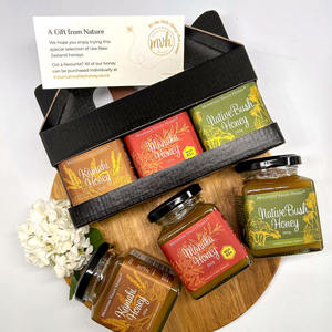 Products: Build Your Own' Honey Gift Set (Glass Trio) - Mountain Valley Honey