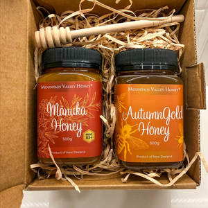 Products: Build Your Own' Twin Honey Gift Set + Drizzler - Mountain Valley Honey