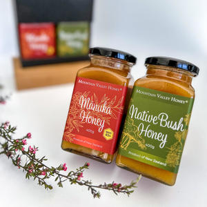 Products: Twin Honey Gift Set (Glass) - Mountain Valley Honey