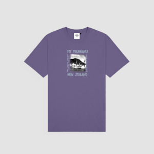 Mens Surf Shirt: Mounties Tee - Grape