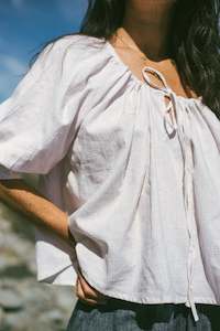 Womens Tees 1: Vanilla Plaid Chloe Blouse