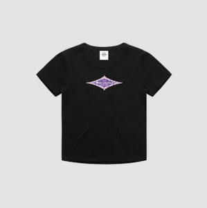 Vintage 80's Baby Tee - Black