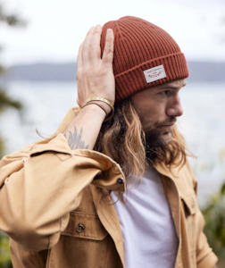 Burnt Tan Racer Beanie