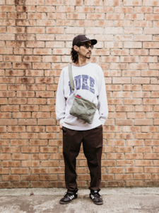 New Arrivals: Land of Mates Clutch | Upcycled | Khaki