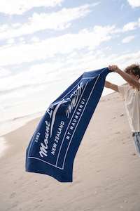 Other Surfing Accessories: Retro Beach Towel - Navy