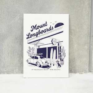 Other Surfing Accessories: Longboards Store Poster