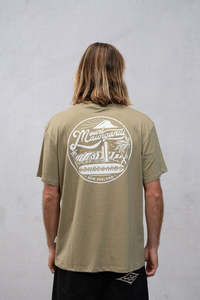 Mount Retro Tee - Khaki