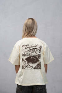 Mount Longboards: Main Beach Women's Tee - Natural
