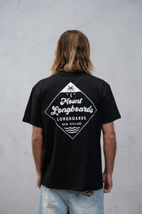 Mount Longboards: Mount Longboards Classic Tee - Black