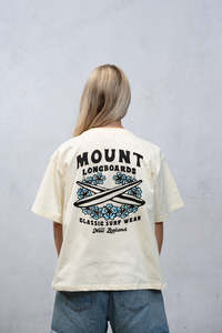 Longboards Lei Women's Tee - Natural