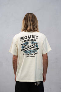 Mount Longboards: Longboards Lei Tee - Natural