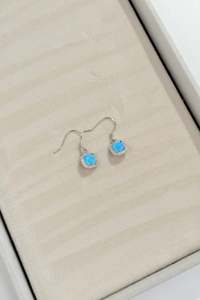 New Arrivals: Blue Opal Drop Earrings