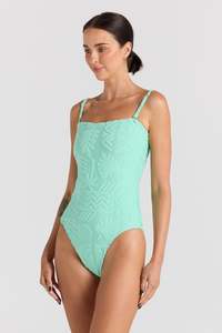 Mai Tai Bandeau One Piece - Mint