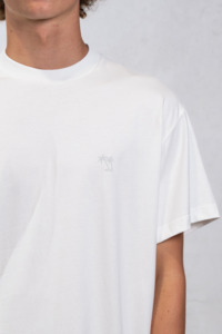 Mount Longboards: Palm Basic Tee - White