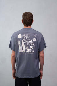 Mount Beach Party Tee - Denim