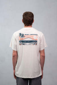 Mount Longboards: Golden Hour Tee - White