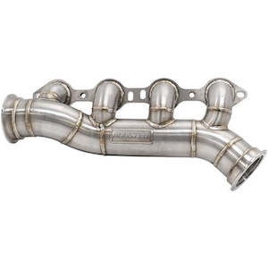 AEROFLOW GM LS Passenger Side Single Turbo Stainless Steel Manifold