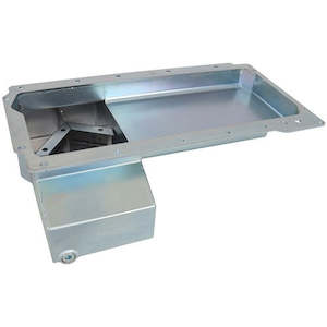 AEROFLOW Fabricated GM LS Front Sump Oil Pan with Oil Filter Attachment