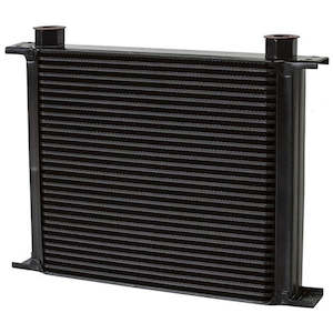 AEROFLOW 40 Row Universal Oil Cooler 330mm L x 312mm H x 51mm D. -10 Female ORB Threads.