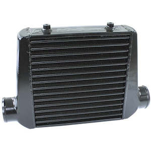 AEROFLOW 280x300x76mm Street Series Aluminium Intercooler, Black Finish
