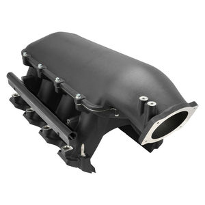 Proflow: Proflow Intake Manifold, Supermax Hi Ram, Cast Aluminium,  Holden Commodore LS3/L92, with Fuel Rails, Kit, Black - PFEM300116-BK