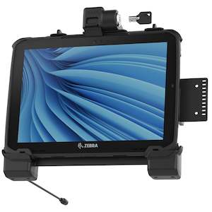 Handheld Pc Holders Mounts: RAM® Powered Locking Dock for Zebra ET8x 2-in-1 Tablet (RAM-HOL-ZE22PLU)