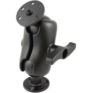 RAM® Double Ball Mount with Two Large Round Plates - E Size Short (RAM-E-101U-D)