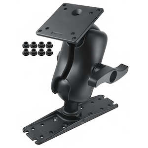 RAM® Ball Mount with 100x100mm VESA Plate & Large Electronics Plate (RAM-E-111U-D-246)