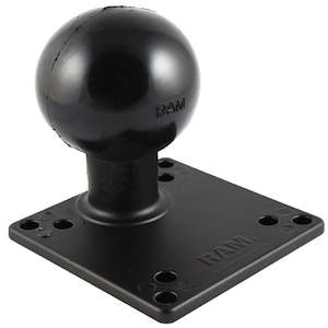 Ram E Size: RAM® Steel Reinforced 100x100mm VESA Plate with Ball (RAM-E-246U-IN1)