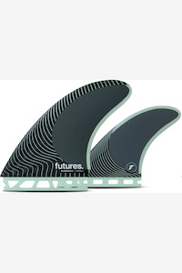FUTURES BLACKSTIX TWIN +1 FIN SET