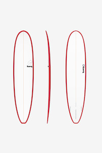 Longboards: TORQ TET 9'0" LONGBOARD - RED / PINLINE