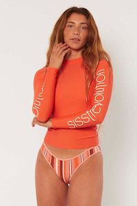 SISSTREVOLUTION SOLID TIDES RASHGUARD - SUNBURN