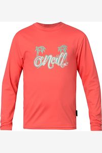 O'NEILL GIRLS TODDLER SKINS LONG SLEEVE RASH TEE
