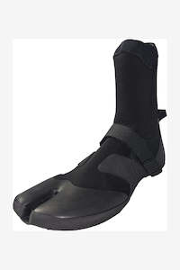 Wetsuit Accessories: HIGH SEAS II 3MM SPLIT TOE BOOTIE - BLACK