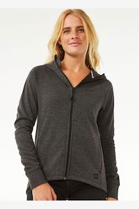 W Sweatshirts Jackets: ANTI-SERIES FLUX III Z/T - BLACK MARLE